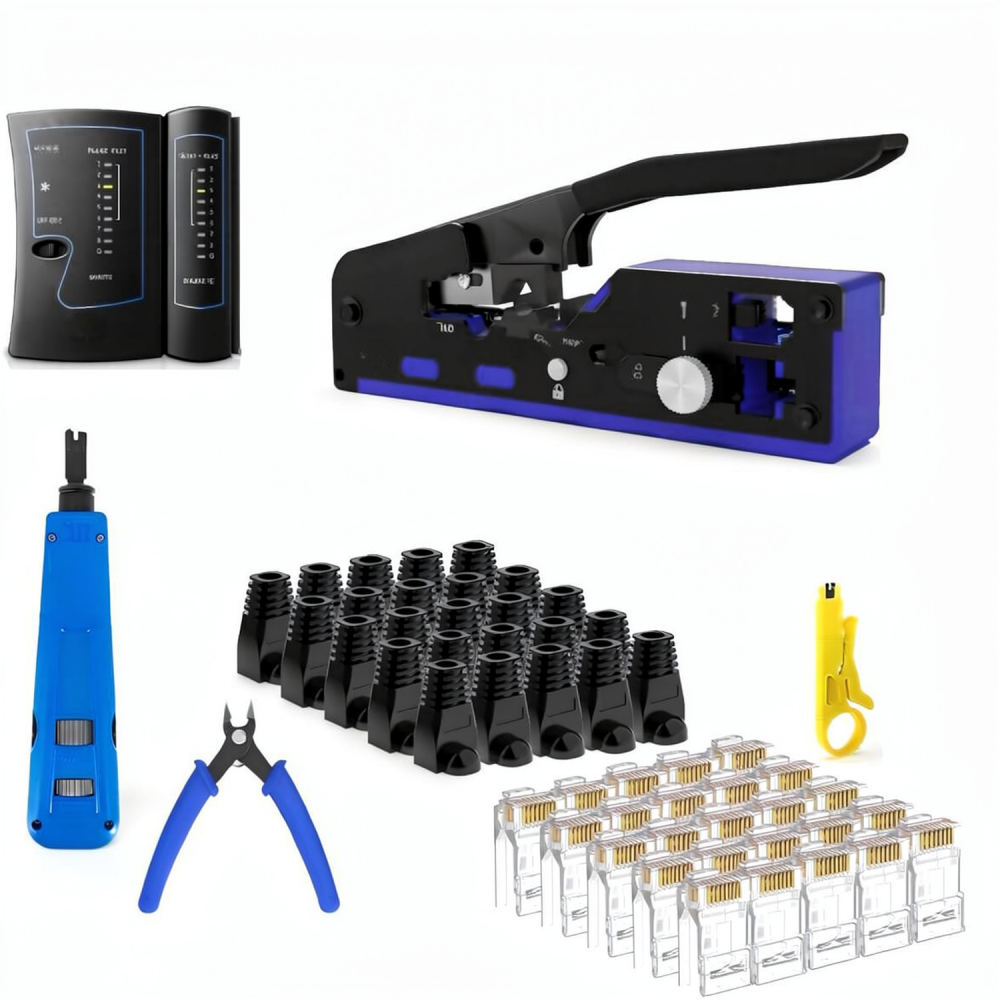 Heavy Duty Ethernet Crimping T - Tool Set 评论和价格