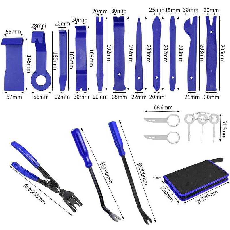 11/19Pcs Car Trim Removal Tool - Tool Bag 评论和价格