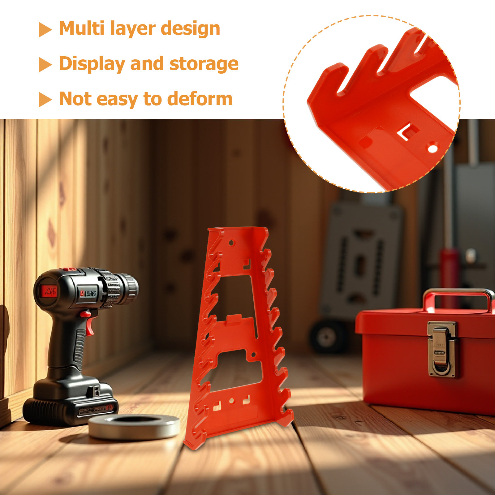 2Pcs Plastic Pegboard Tool Hol - Hand Tools In Workshop 评论和价格