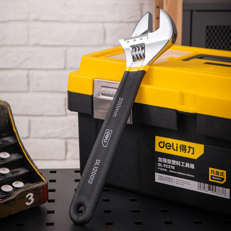 Deli Adjustable Wrench Car Bic - Hand Tools In Workshop 评论和价格