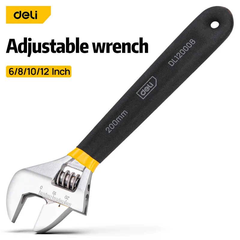 Deli Adjustable Wrench Car Bic - Hand Tools In Workshop 评论和价格