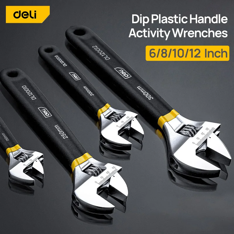 Deli Adjustable Wrench Car Bic - Hand Tools In Workshop 评论和价格